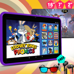Lenosed Kids Tablet 3, 7 Inch, 16GB, 2GB DDR3, Wi-Fi, Dual Core, Dual Camera